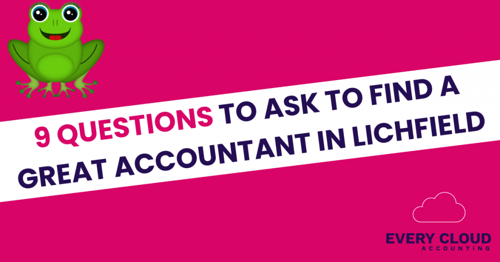 Blog thumbnail: 9 questions to ask to find a great accountant in Lichfield